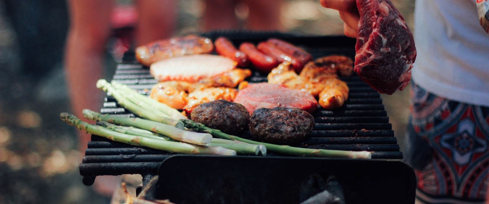 Stock image of BBQ food