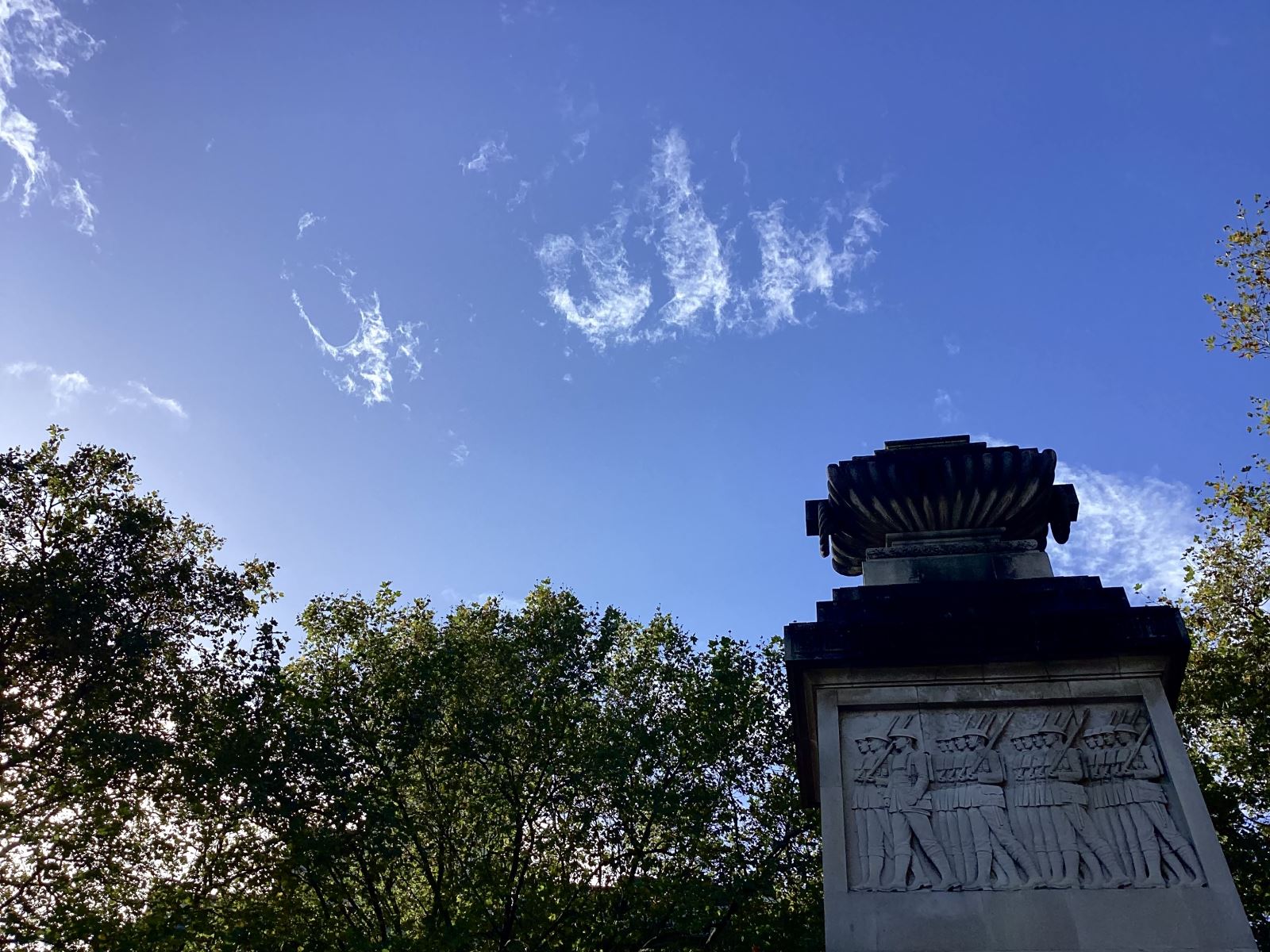 photo of war memorial under a clear sky