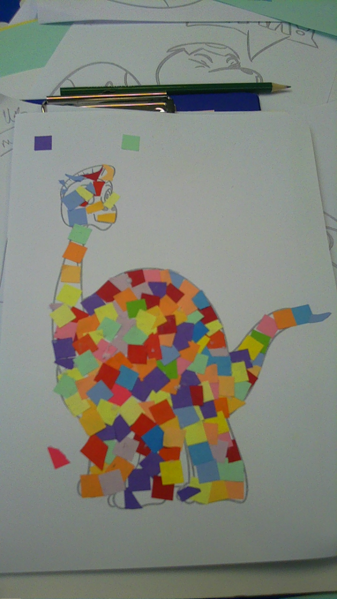 mosaic dinosaur