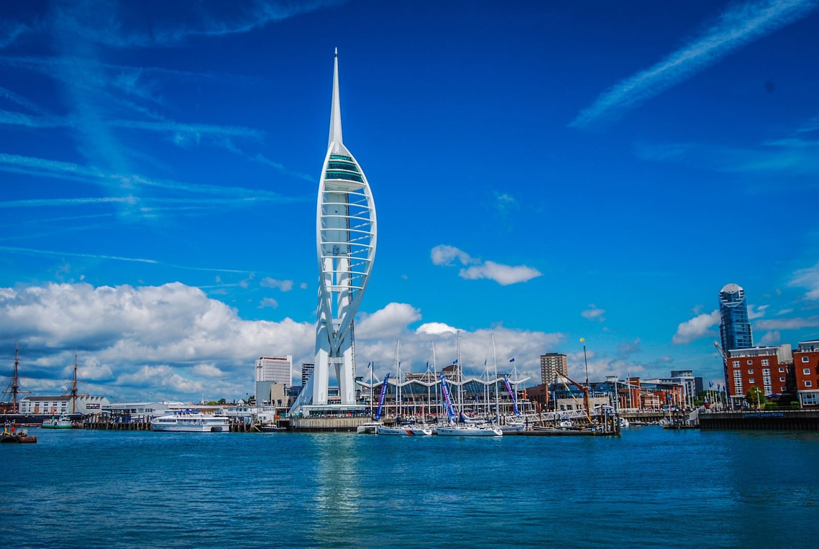 Photograph of the Spinnaker Tower in Portsmouth